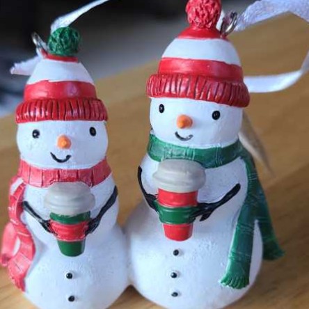 Hot Chocolate With Snowmen  (Snowmen, Hot Chocolate) ornament collectible [Barcode 763795778690] - Main Image 1