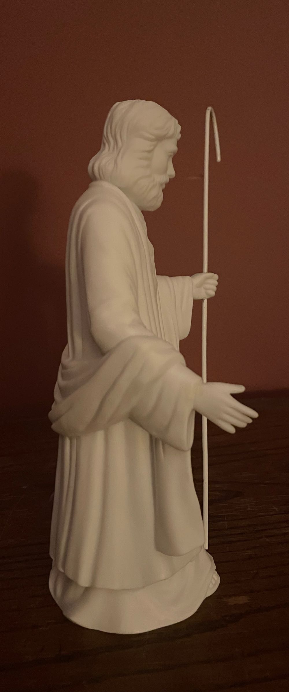 Dept. 56 - Silhouette Treasures - Nativity - “The Miracle Of Christmas” - Holy Family - St. Joseph - #78612 - Holy Family (Nativity) ornament collectible - Main Image 2