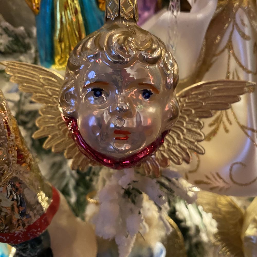 Superman Flat Metal Enameled Christmas Ornament