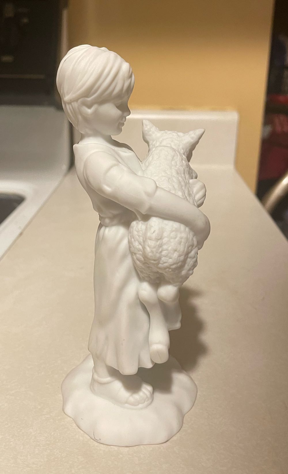 Dept. 56 - Silhouette Treasures - Nativity - Shepherd - Boy Holding Lamb - Shepherd (Nativity) ornament collectible - Main Image 2