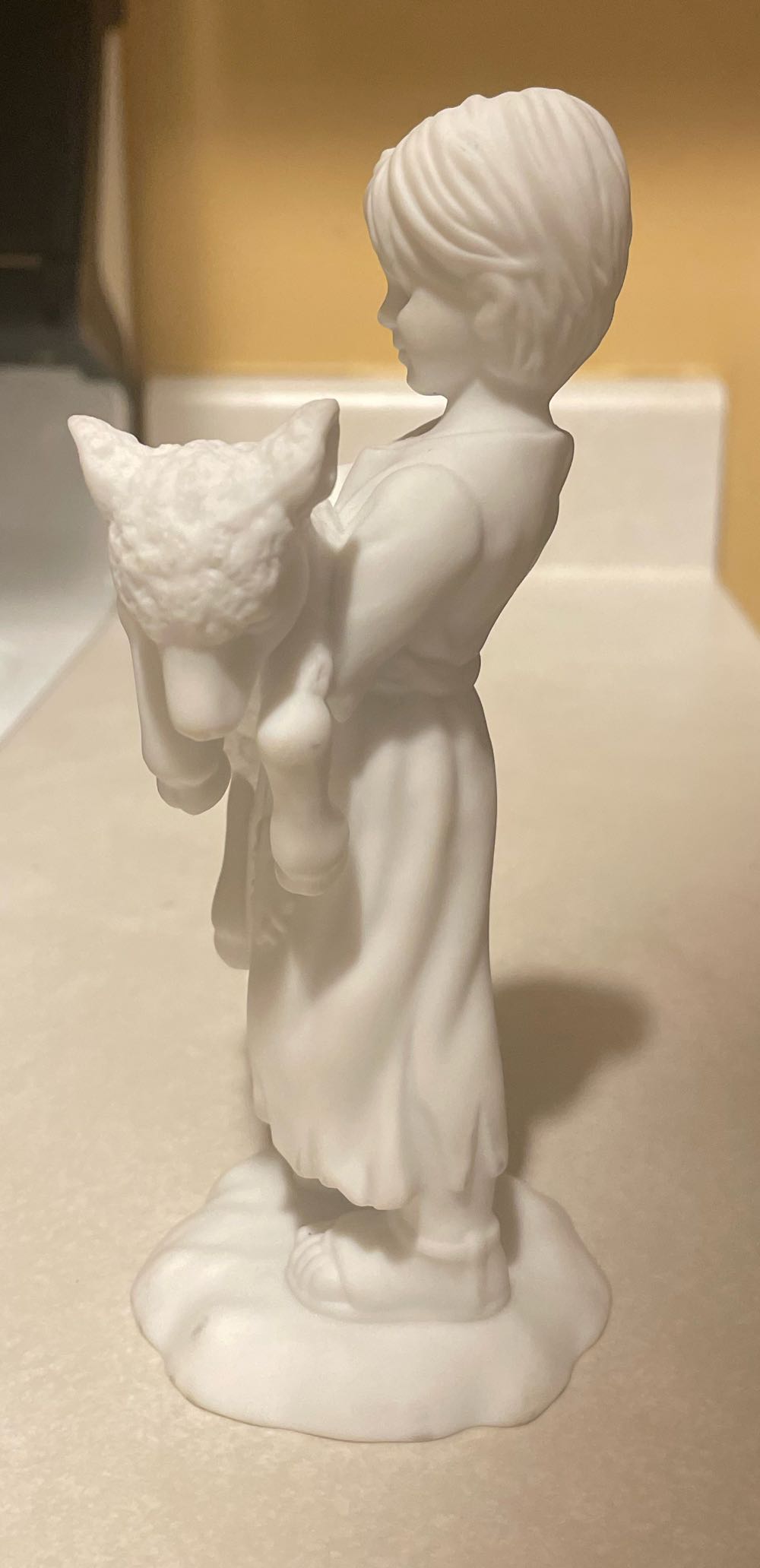 Dept. 56 - Silhouette Treasures - Nativity - Shepherd - Boy Holding Lamb - Shepherd (Nativity) ornament collectible - Main Image 4