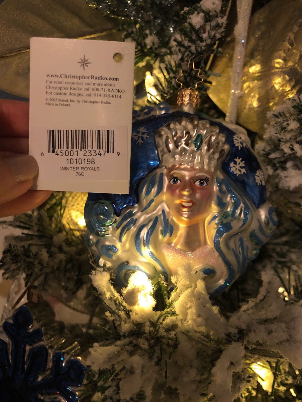 Blue Sword Nutcracker 30cm