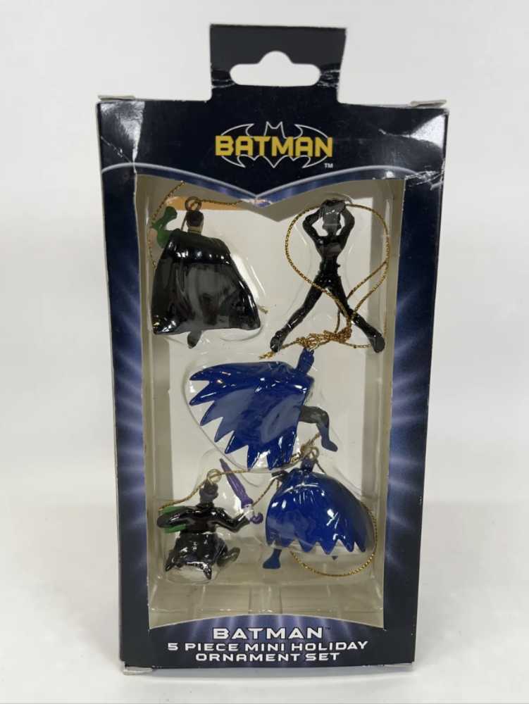 Batman 5 Piece Mini Holiday Ornament Set  ornament collectible [Barcode 086131575020] - Main Image 2