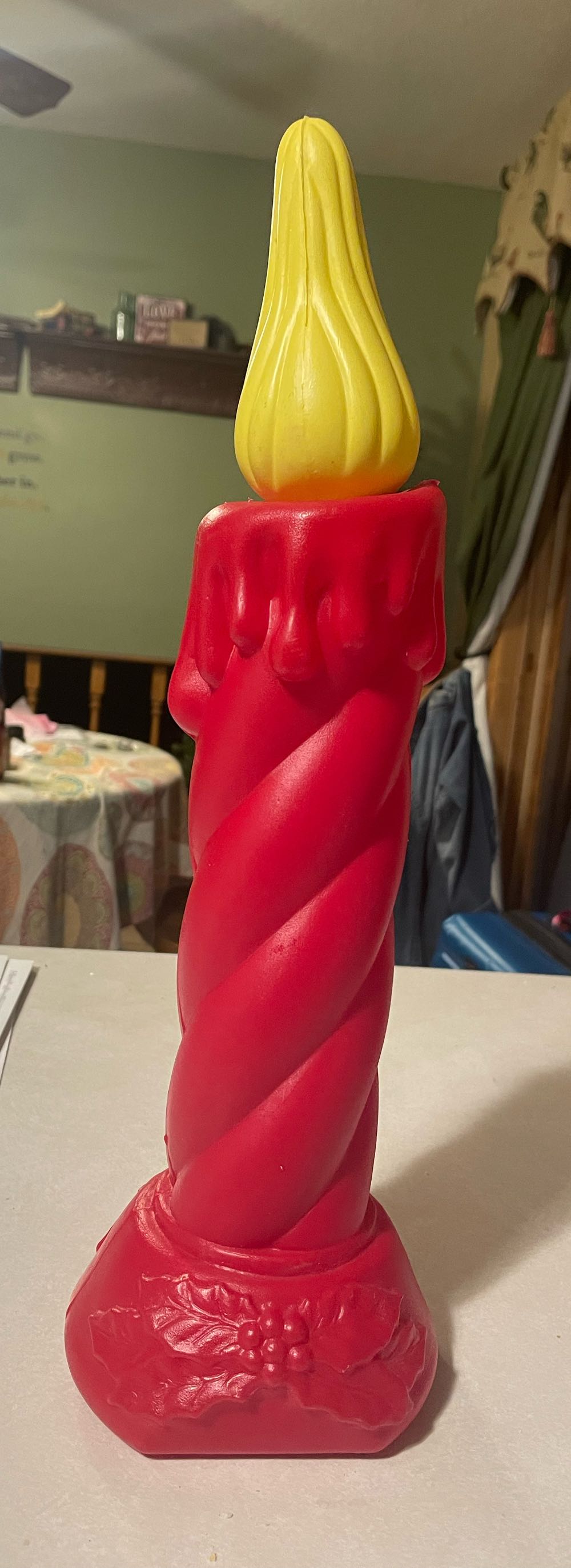 Beige Velvet Santa 45cm