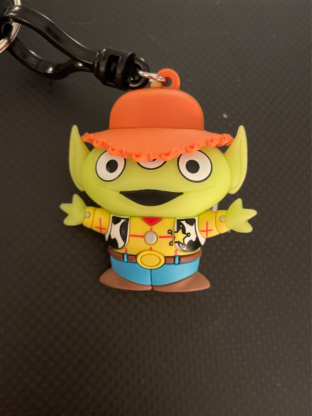 Standing Jolly Santa With Present & Stop Here Sign