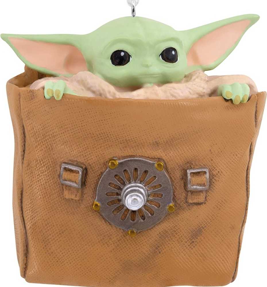 Hallmark Ornament Grogu Baby Yoda The Child Mandalorian Star Wars. - Television (Star Wars: The Mandalorian) ornament collectible [Barcode 763795801282] - Main Image 2