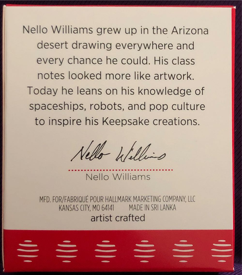 Sweet Li’l Snowman Repaint  (Miniature) ornament collectible - Main Image 2