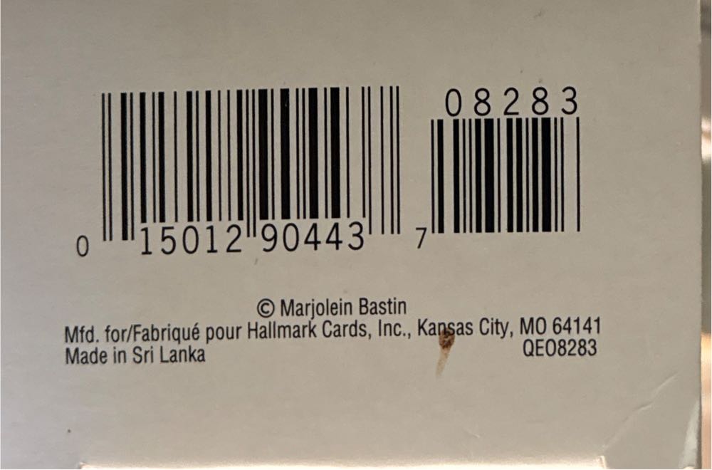 Gardens Grow Happiness - Natures Sketchbook (Marjolein Bastin) ornament collectible [Barcode 015012904437] - Main Image 3