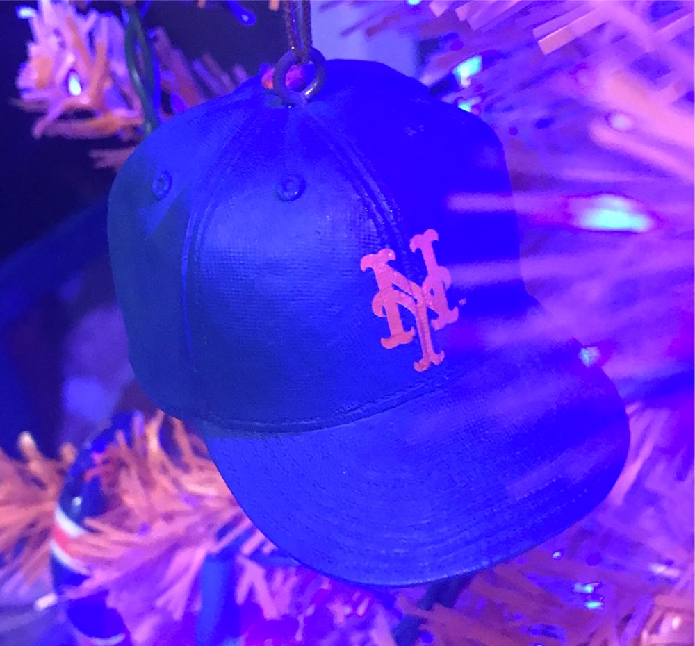 NY Mets Baseball Cap  (Baseball: New York Mets) ornament collectible - Main Image 2