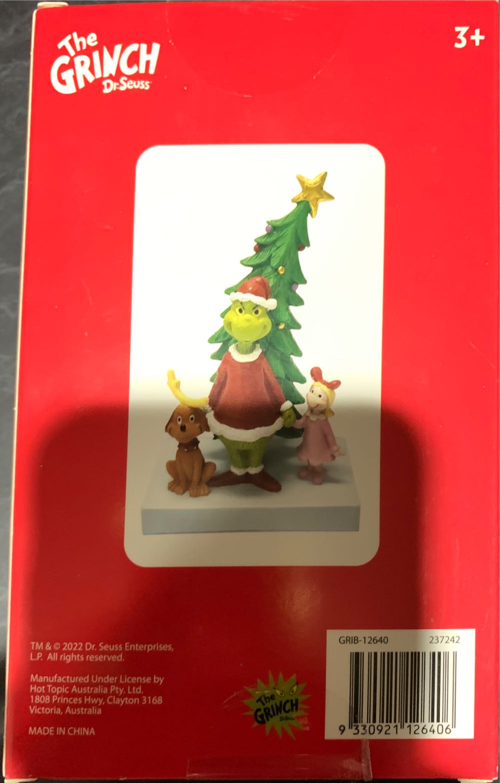 The Grinch Table Decoration - Dr. Seuss (How The Grinch Stole Christmas) ornament collectible [Barcode 9330921126406] - Main Image 2