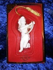 Vintage Lenox Cherub With Harp Annual Christmas 24k Gold - Annual Collection (Annual) ornament collectible [Barcode 091709405388] - Main Image 1