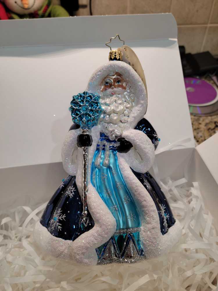 Winter Dream Santa  ornament collectible - Main Image 1