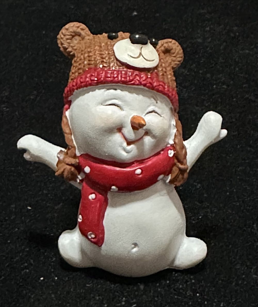 Sneeuwpop Met Berenmuts - Sneeuwpop Kleuters ornament collectible - Main Image 1