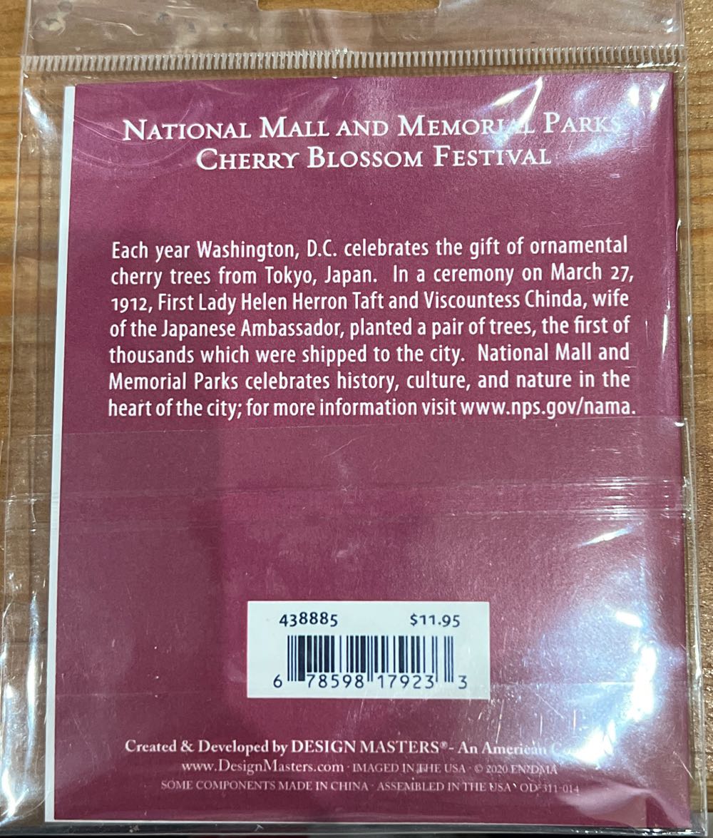 Cherry blossom festival Stamp Ornament  (Travel) ornament collectible [Barcode 678598179233] - Main Image 2