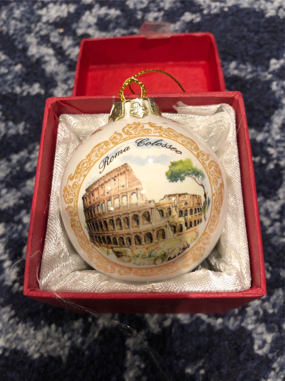 Rome St Peter And Colloseum  ornament collectible - Main Image 2
