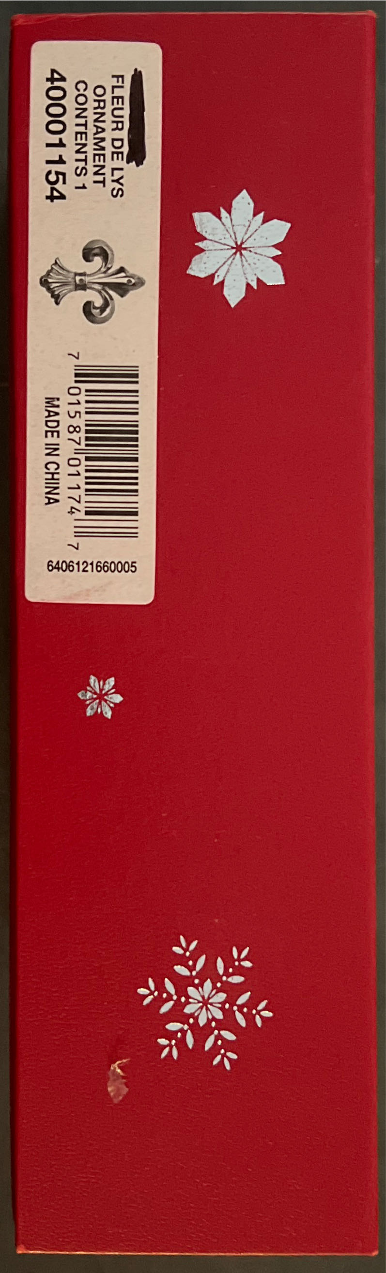 Waterford 2014 Fleur De Lys  ornament collectible [Barcode 701587011747] - Main Image 3