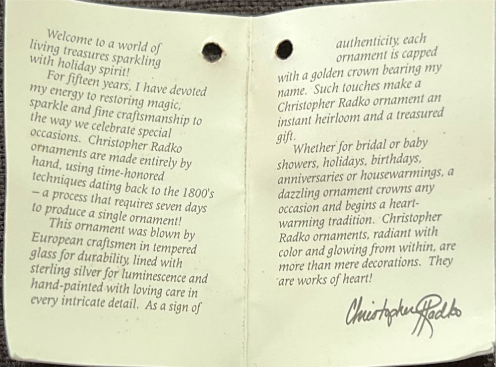 Mint Candy Drop  ornament collectible [Barcode 645001180681] - Main Image 3