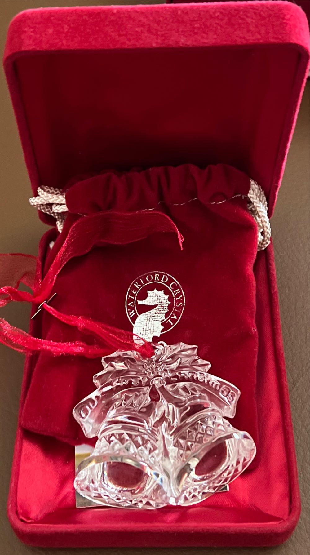 Waterford 2002 Our First Christmas  ornament collectible [Barcode 024258327177] - Main Image 2