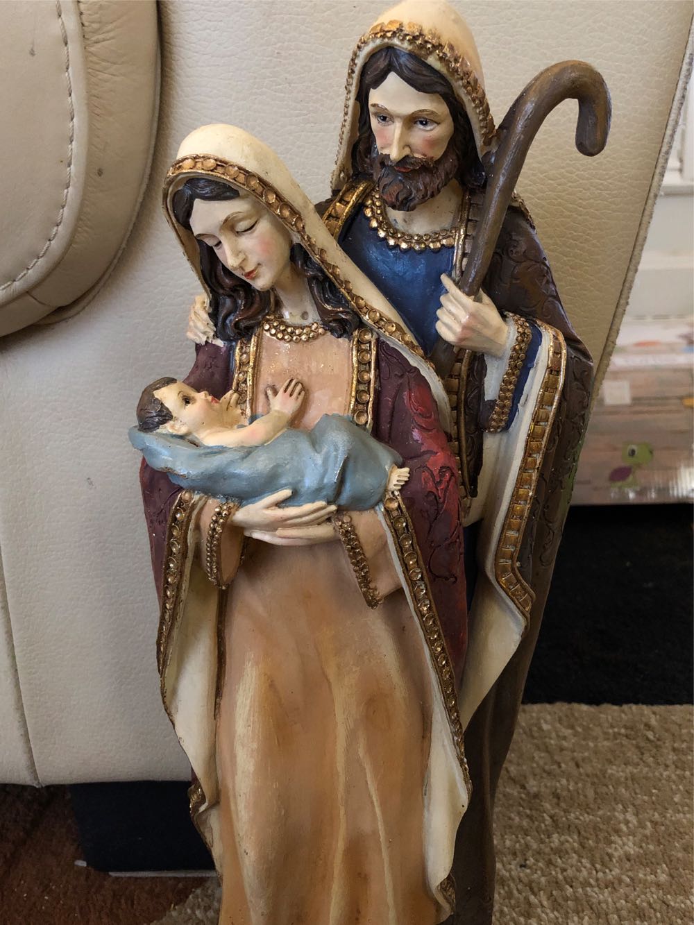 Clear Reindeer With Red Nose