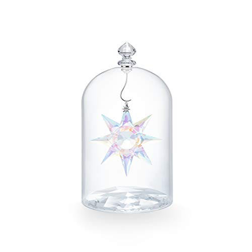 Swarovski Christmas Ornament 125th Anniversary Engraved Annual Edition Glass Jar & Star Set  ornament collectible [Barcode 191453007385] - Main Image 1