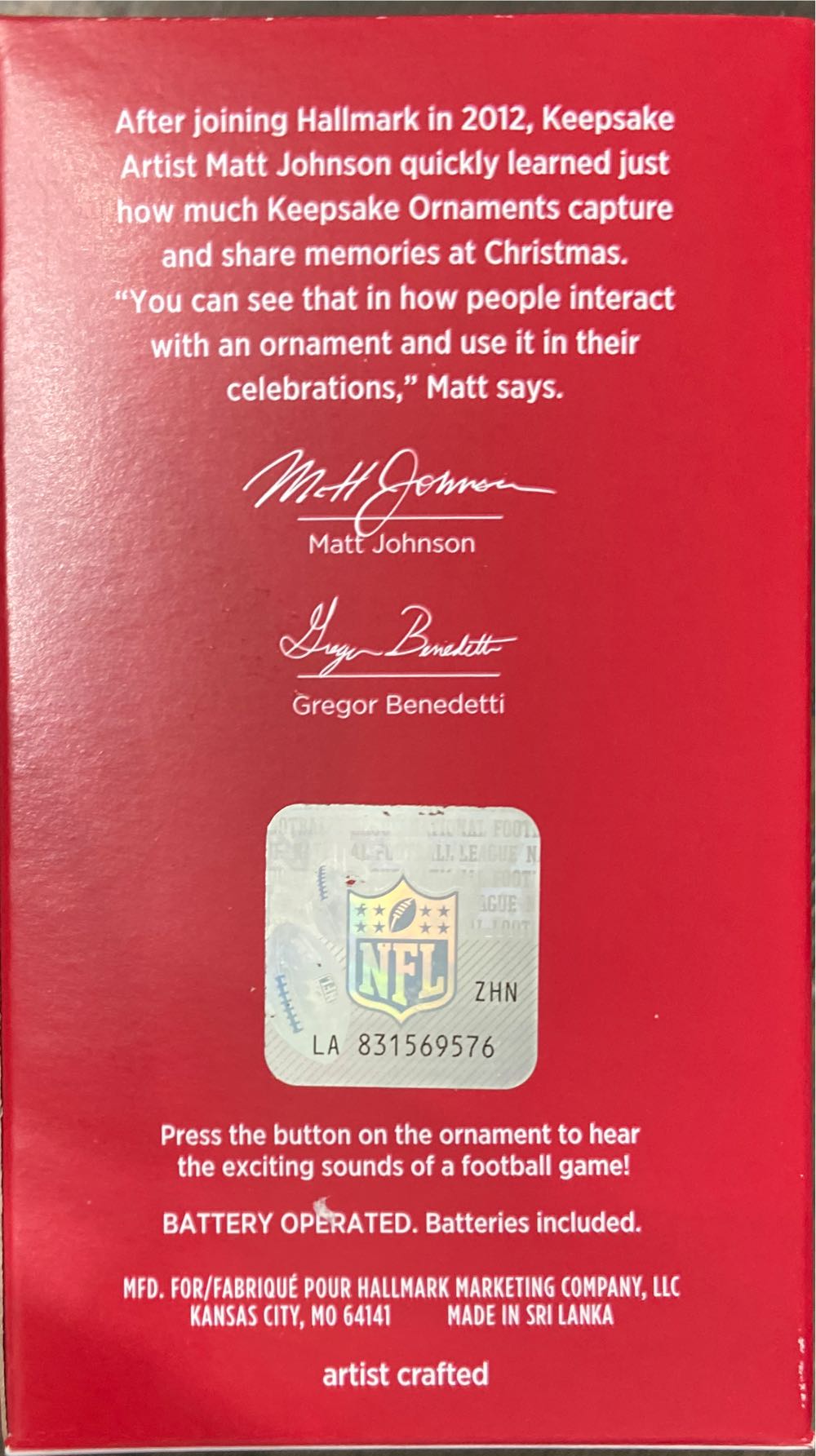 Pittsburgh Steelers Helmet  (Pittsburgh Steelers) ornament collectible [Barcode 763795640638] - Main Image 3