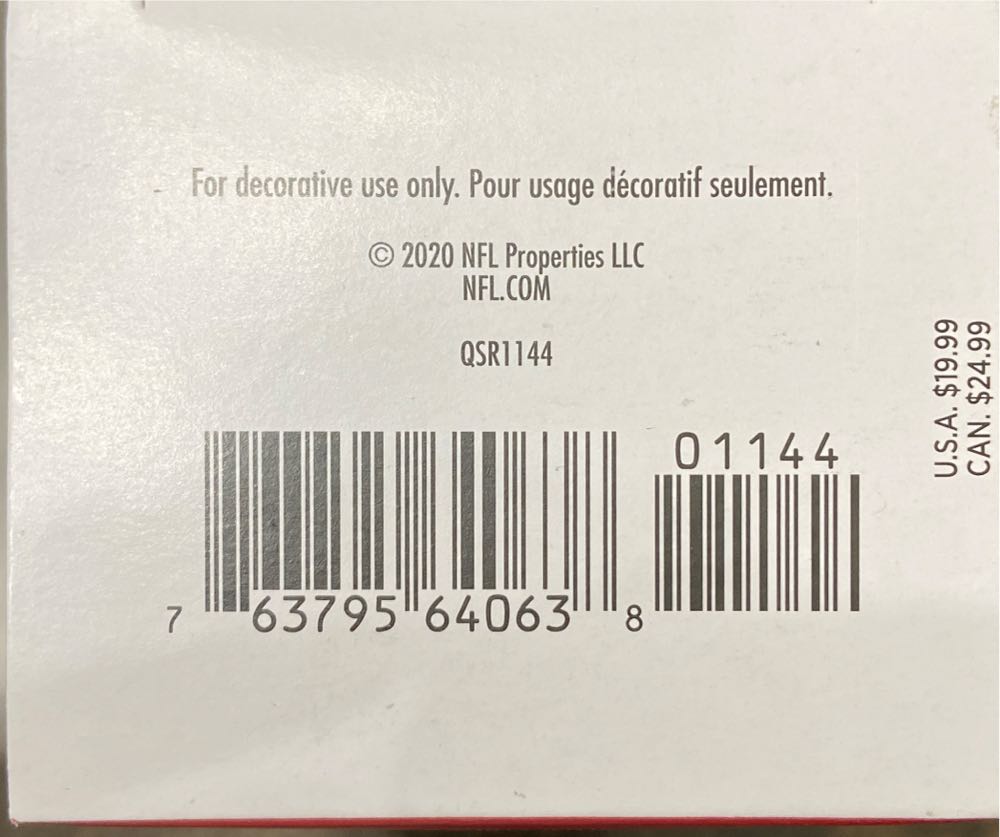 Pittsburgh Steelers Helmet  (Pittsburgh Steelers) ornament collectible [Barcode 763795640638] - Main Image 4