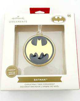 Hallmark Dc Comics Batman Bat-signal Christmas Ornament Metal 0002hcm9219  ornament collectible [Barcode 763795716258] - Main Image 2
