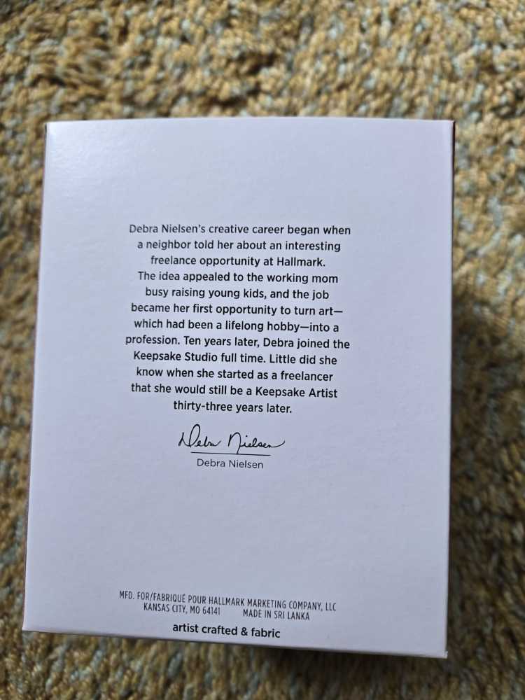 Hallmark Keepsake Christmas Ornament Black Holiday Barbie Doll - Holiday Barbie ornament collectible [Barcode 763795773428] - Main Image 2