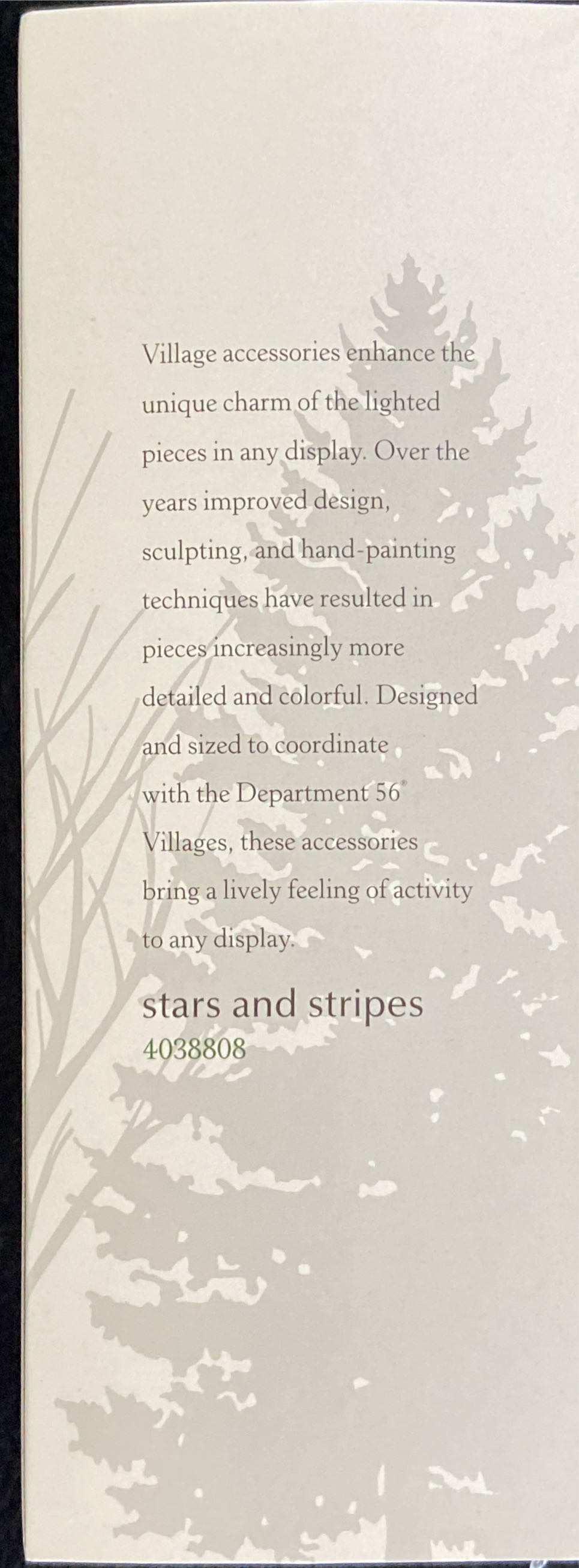 Department 56 Accessories For Villages Stars And Stripes Accessory Figurine 2.68 Inch 4038808  ornament collectible [Barcode 045544646987] - Main Image 4