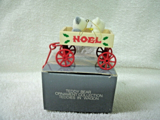 Avon - Teddies In Wagon - Teddy Bear (Collection) ornament collectible - Main Image 2