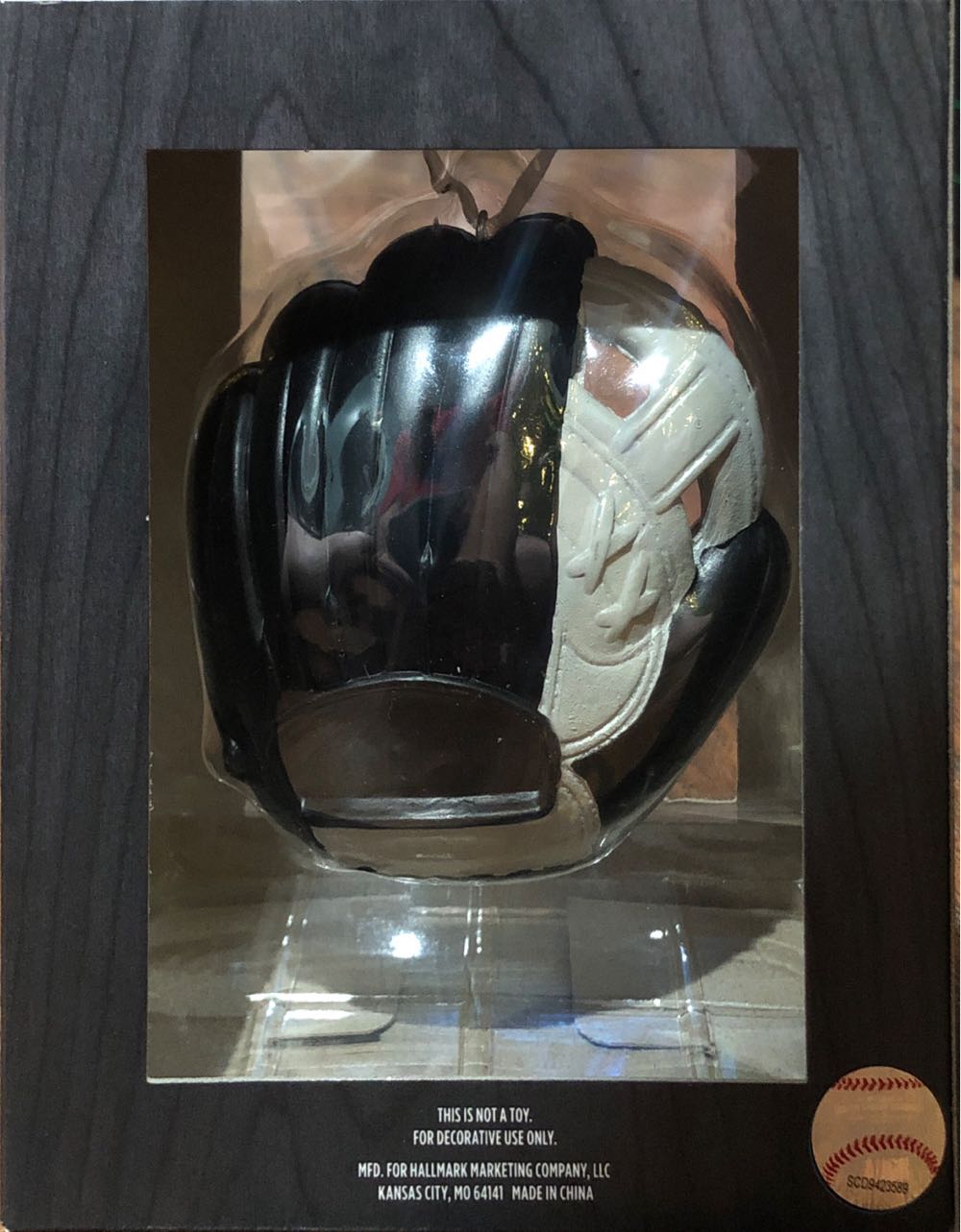 Ball in Glove Ornament  ornament collectible - Main Image 2