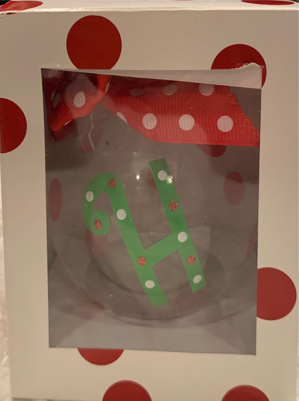 H  ornament collectible [Barcode 000015704658] - Main Image 3