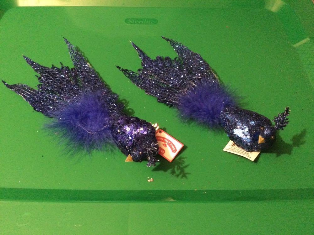 Peacock Blue - Holiday Time ornament collectible - Main Image 2