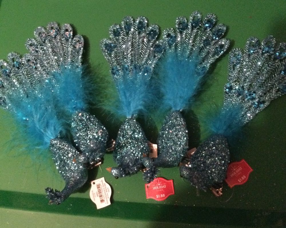 Peacock Turquoise  ornament collectible - Main Image 2