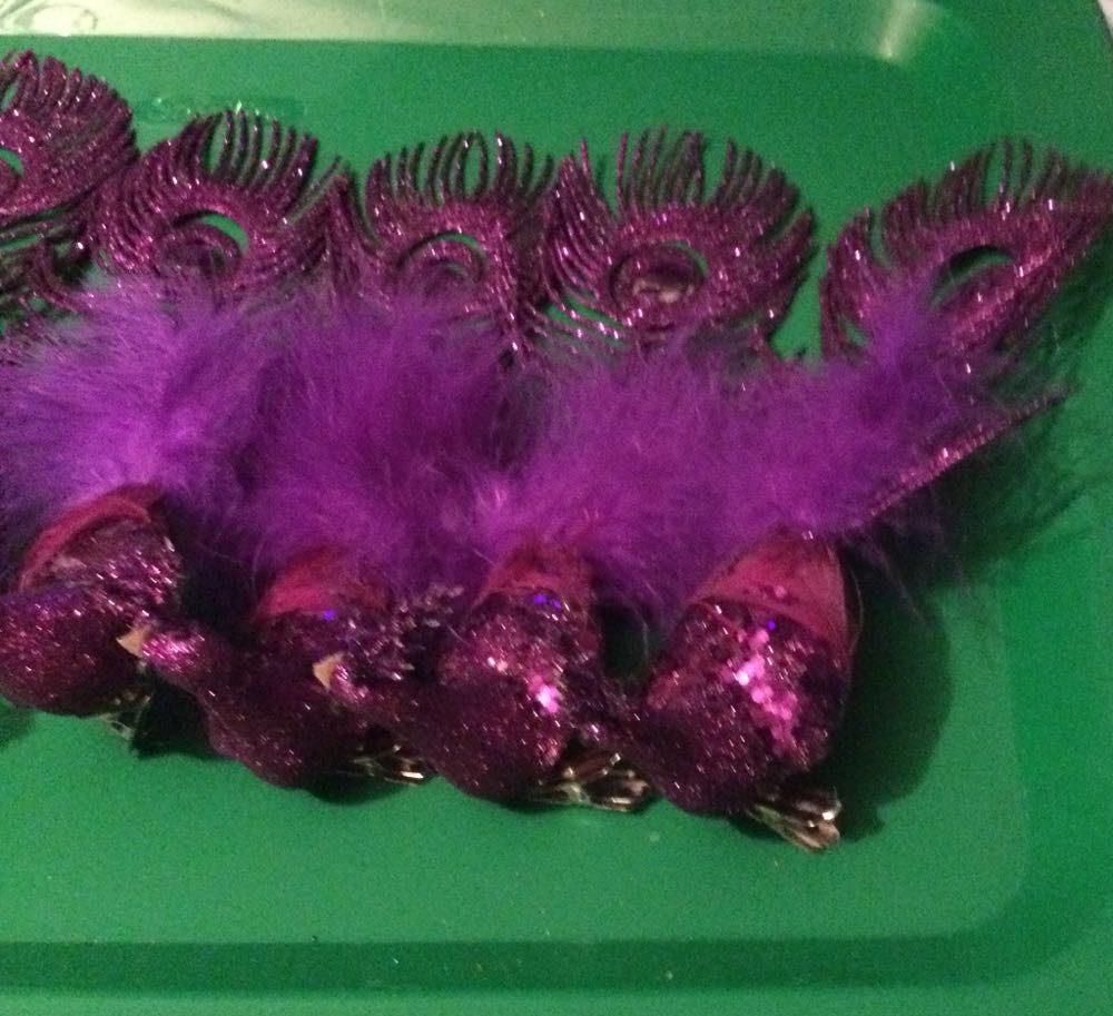 Peacock Purple - Holiday Time ornament collectible - Main Image 1