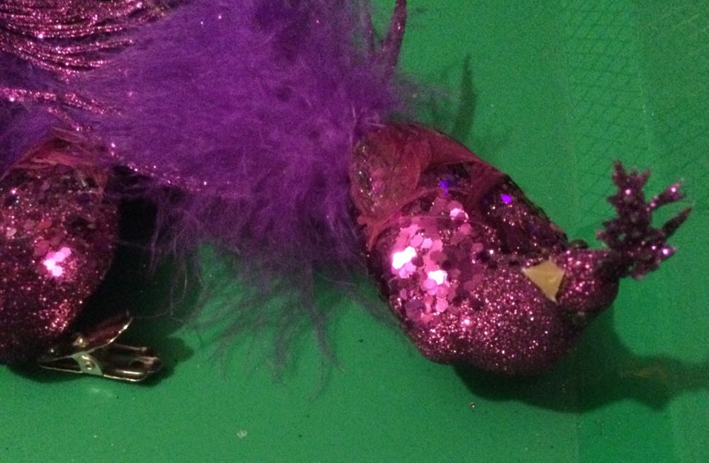 Peacock Purple - Holiday Time ornament collectible - Main Image 3