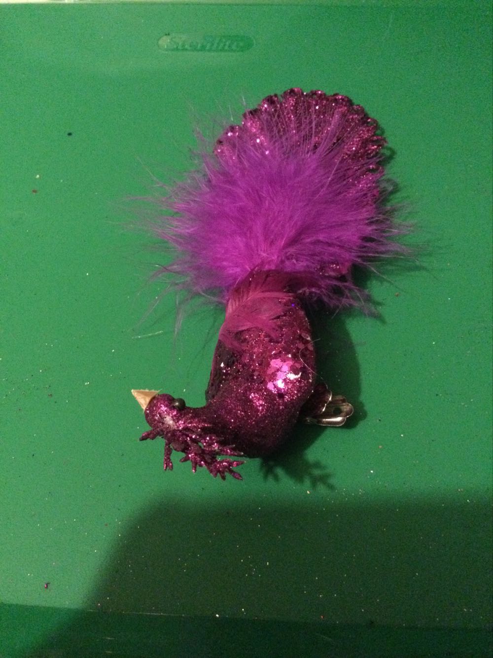 Peacock Purple  ornament collectible - Main Image 2