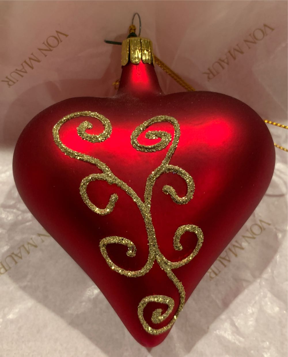 Red Heart  ornament collectible - Main Image 2