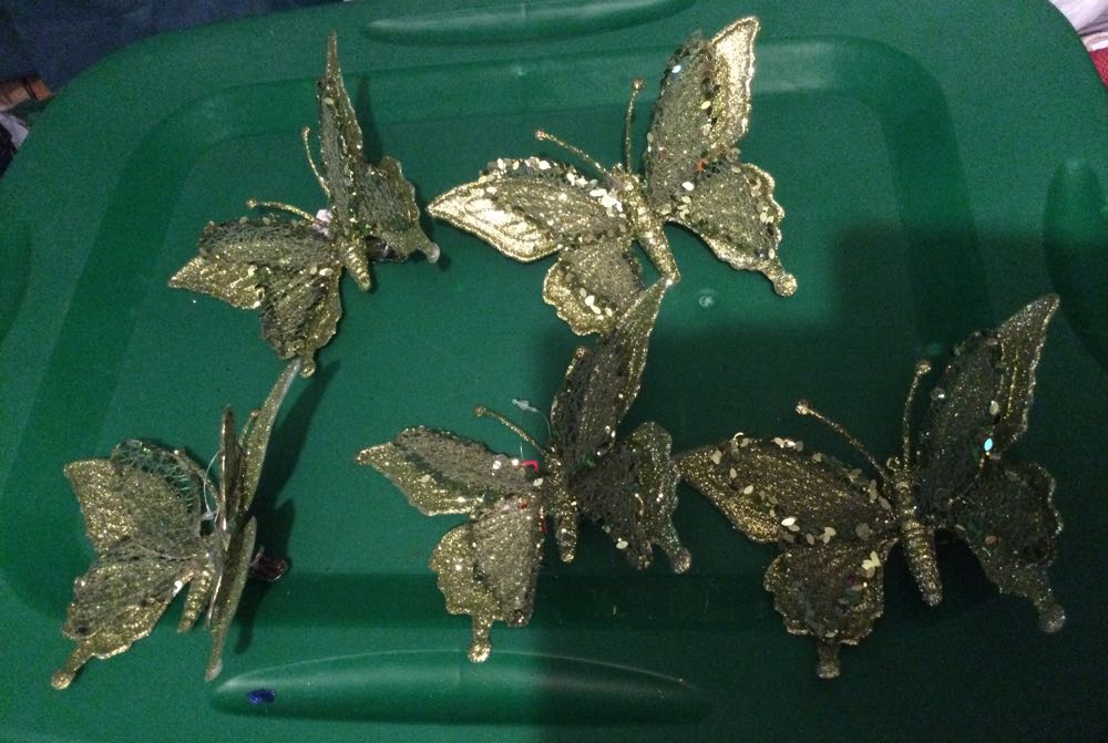 Butterfly Chartreuse - Holiday Time ornament collectible - Main Image 2