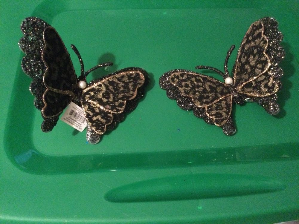 Butterfly Black - Holiday Time ornament collectible - Main Image 2