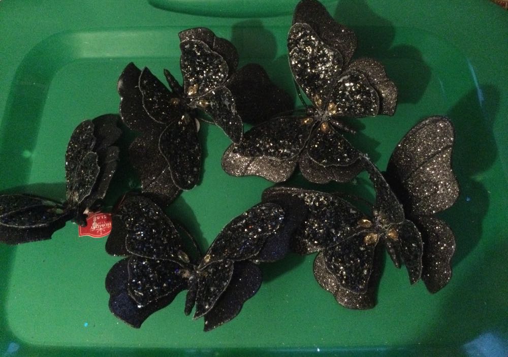 Butterfly Black - Holiday Time ornament collectible - Main Image 2