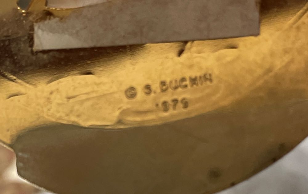 Brass - Girl Ice Skater - “Amy” - Ice Skater (Brass Ornament) ornament collectible - Main Image 2