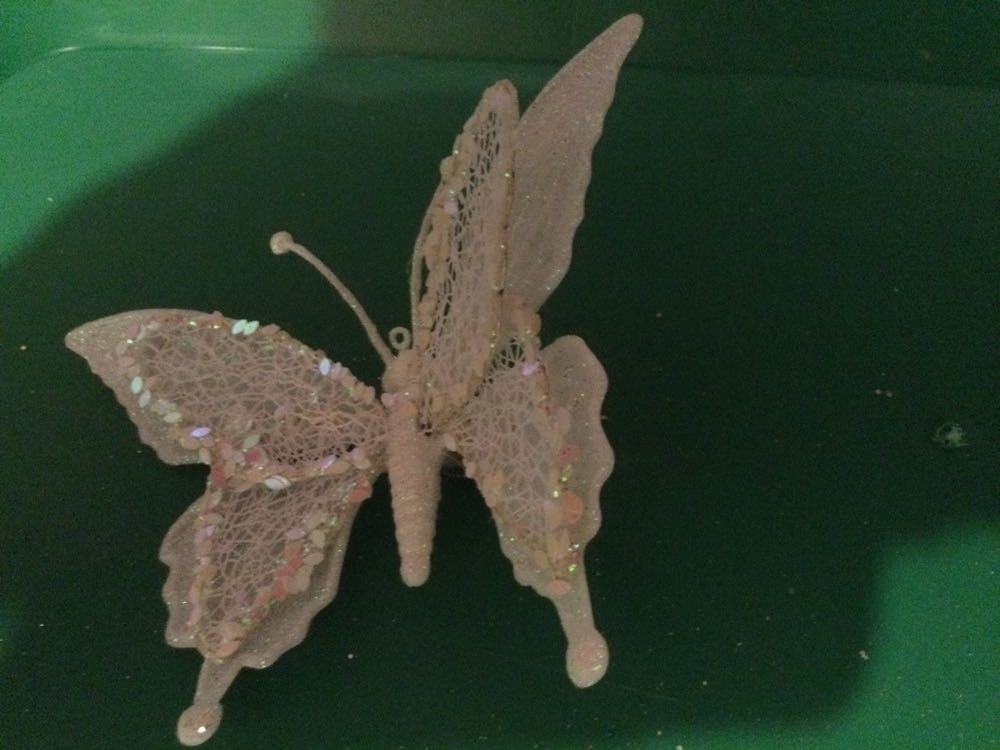 Butterfly White - Holiday Time ornament collectible - Main Image 2