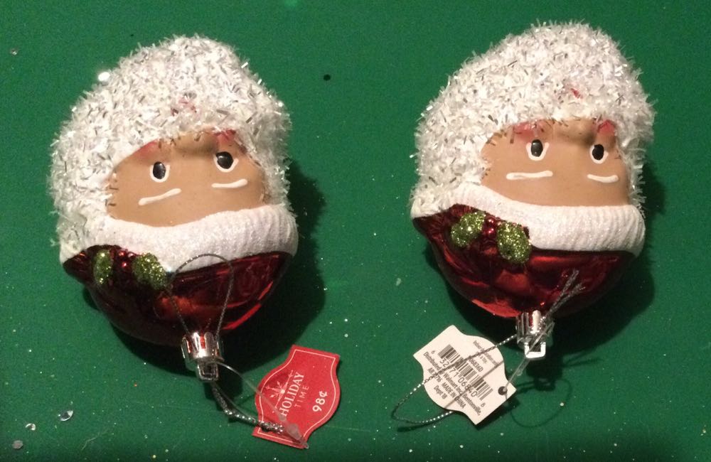 Santa Head Red - Holiday Time ornament collectible - Main Image 2