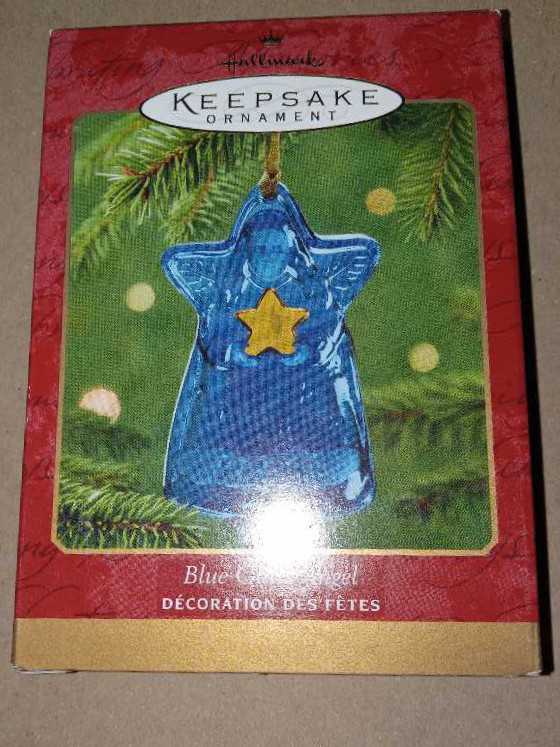 Blue Glass Angel - Angel (Glass) ornament collectible [Barcode 015012565614] - Main Image 2