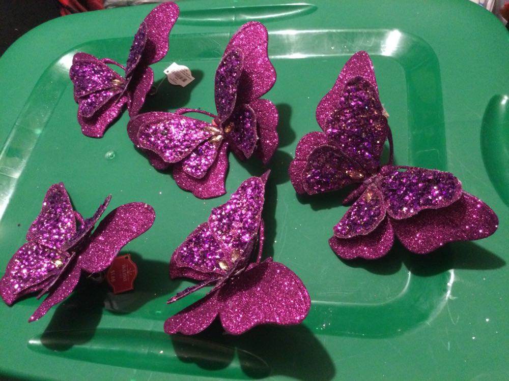 Butterfly Purple - Holiday Time ornament collectible - Main Image 2