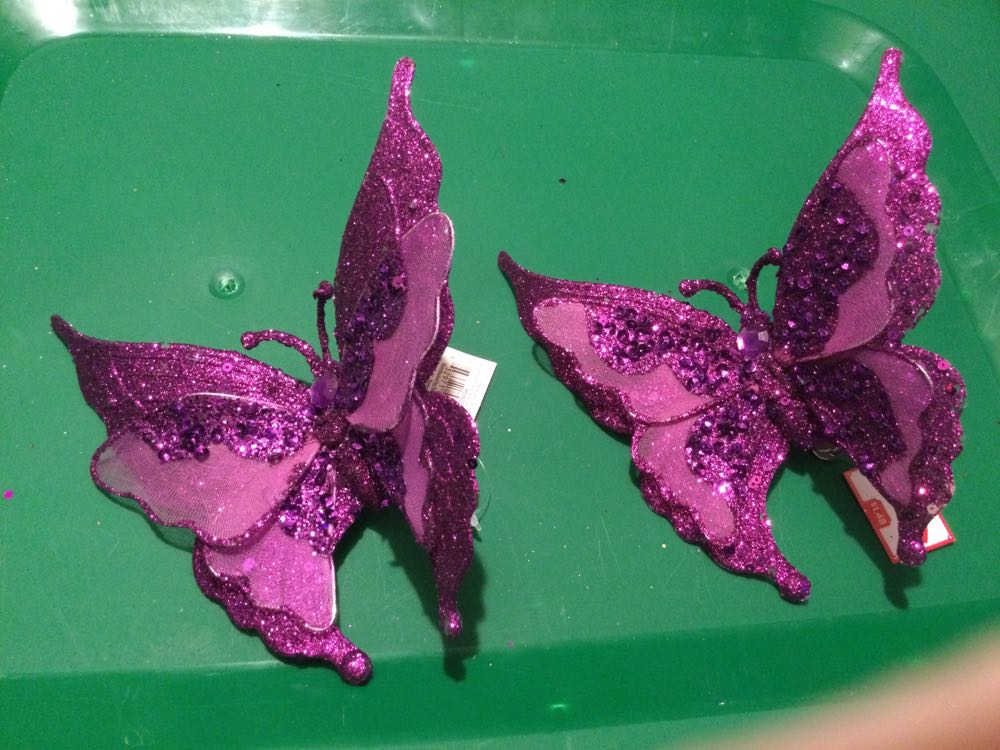 Butterfly Purple - Holiday Time ornament collectible - Main Image 2