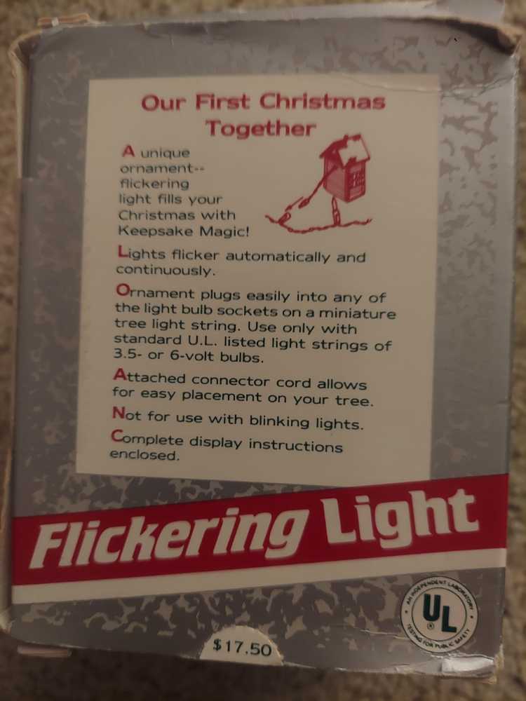 Our First Christmas Together   ornament collectible - Main Image 2