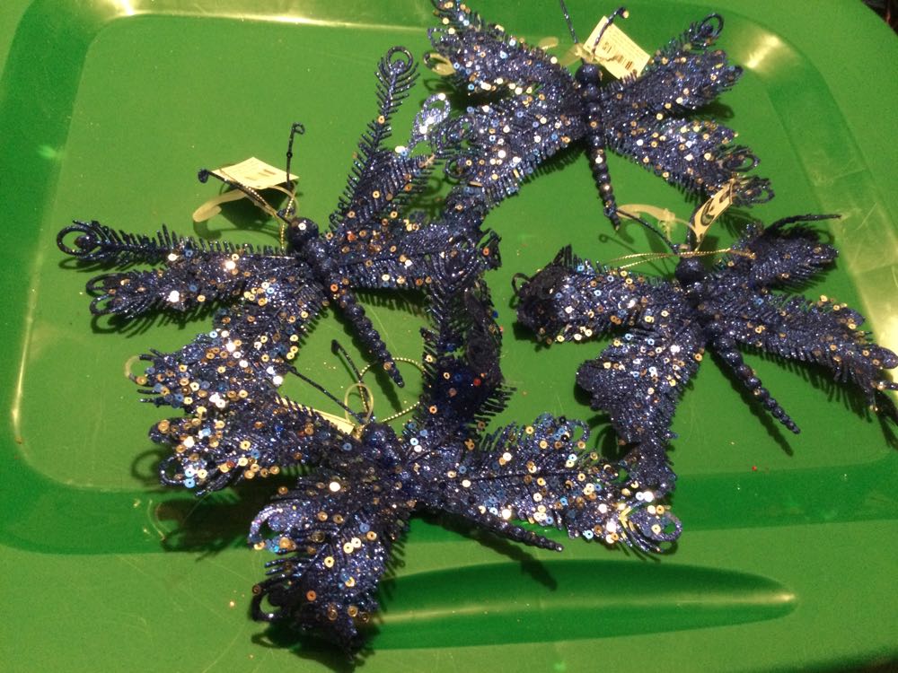 Butterfly Sapphire - Holiday Time ornament collectible - Main Image 2