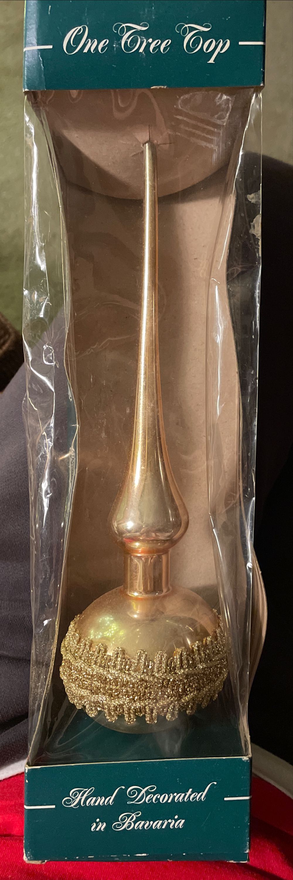 Lenox Ice Skating Santa And Mrs. Claus Ornament 0.50 Lb Red & Green